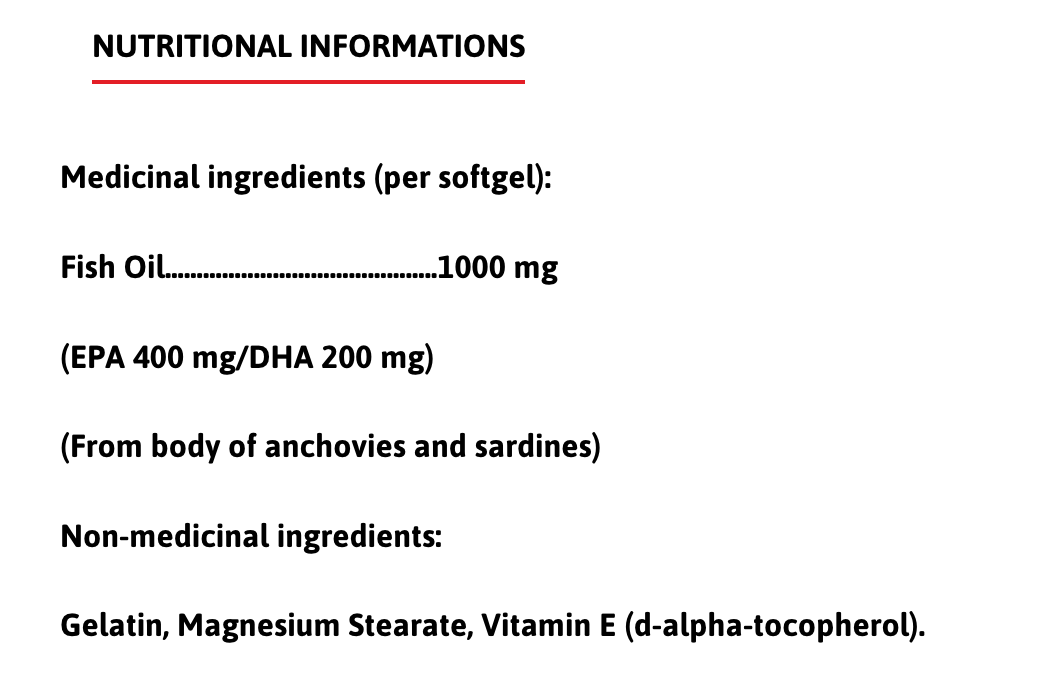EPADHA Omega3 XPN Énergie PLP Suppléments & Produits Naturels