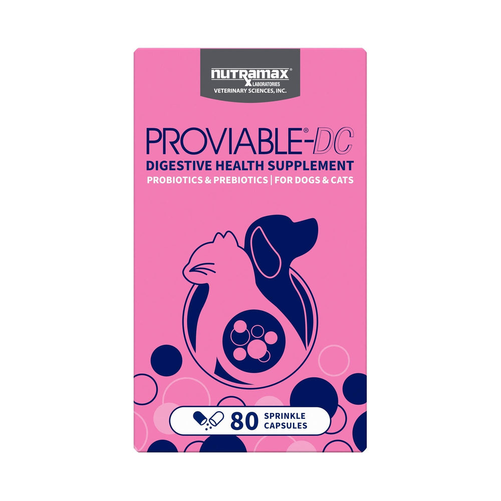 Proviable-DC prébiotiques en capsules pour chat et chien - 80 capsules à saupoudrer