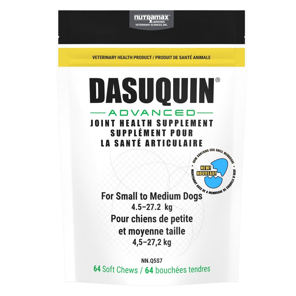 Dasuquin Advanced avec ESM bouchées tendres - petits à moyens chiens - 64 bouchées