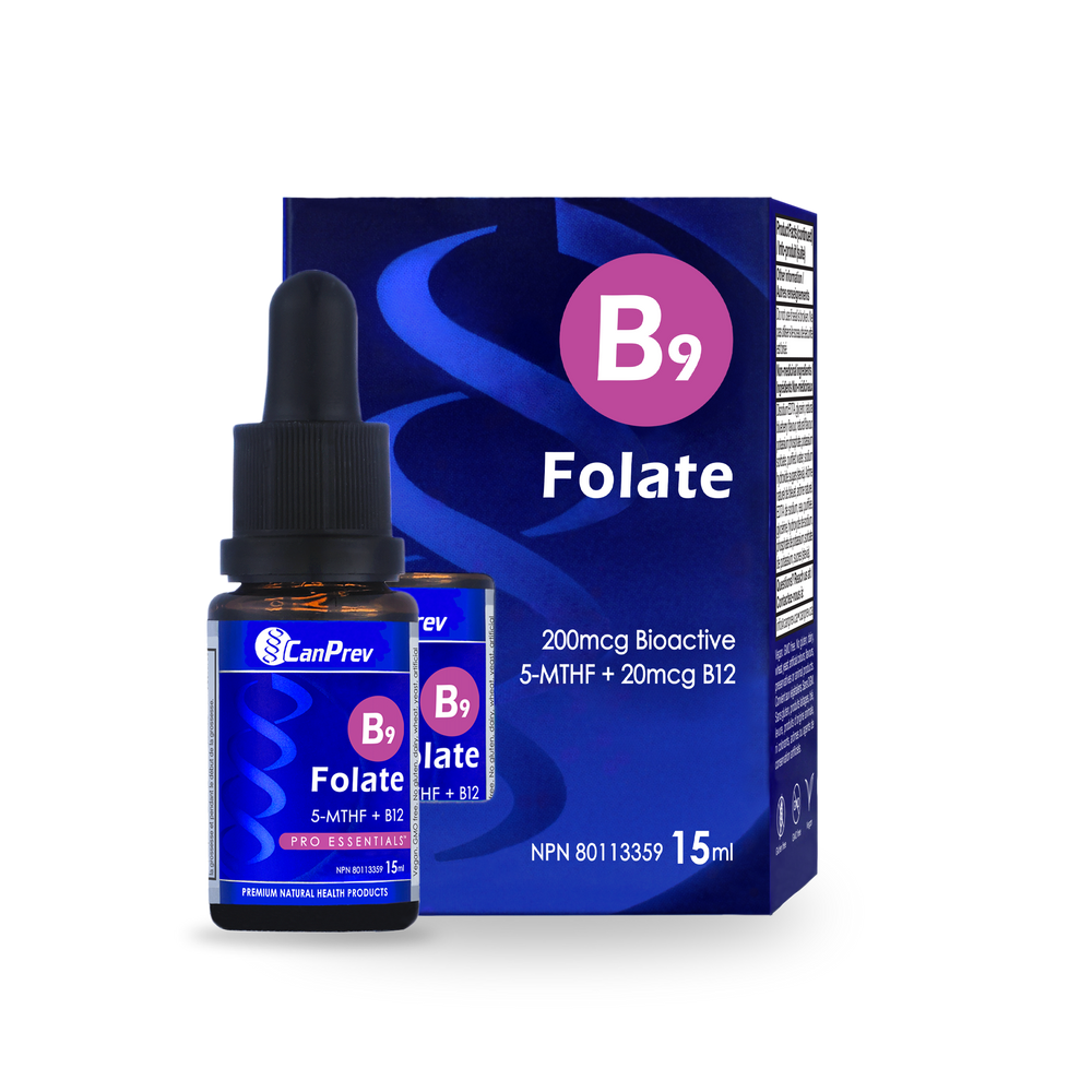 B9 Folate 200mcg gouttes - Bleuet Image