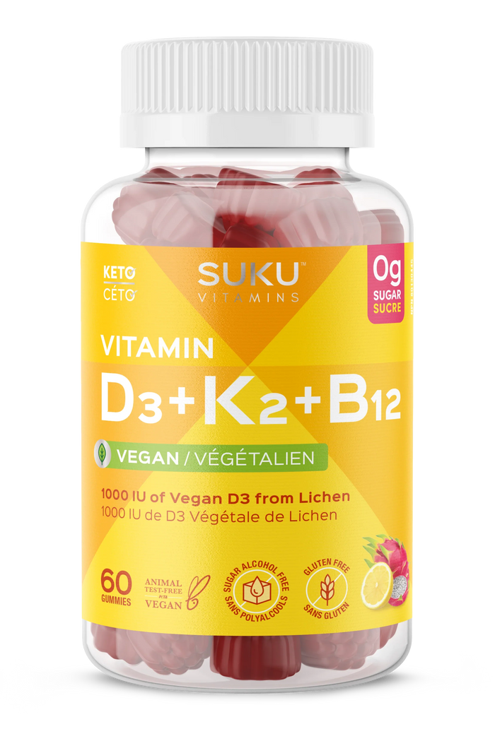 Vitamine D3+K2+B12