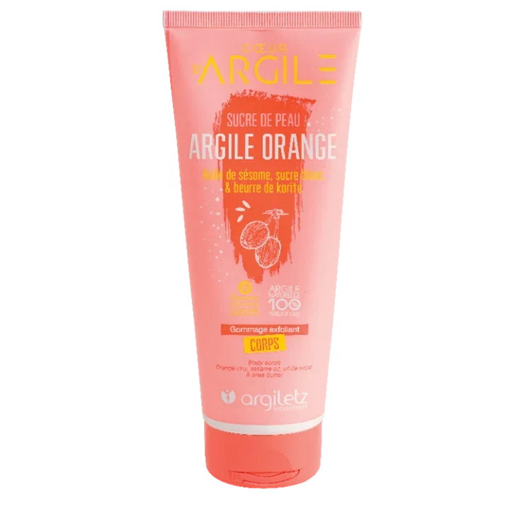 Gommage exfoliant corps – argile orange