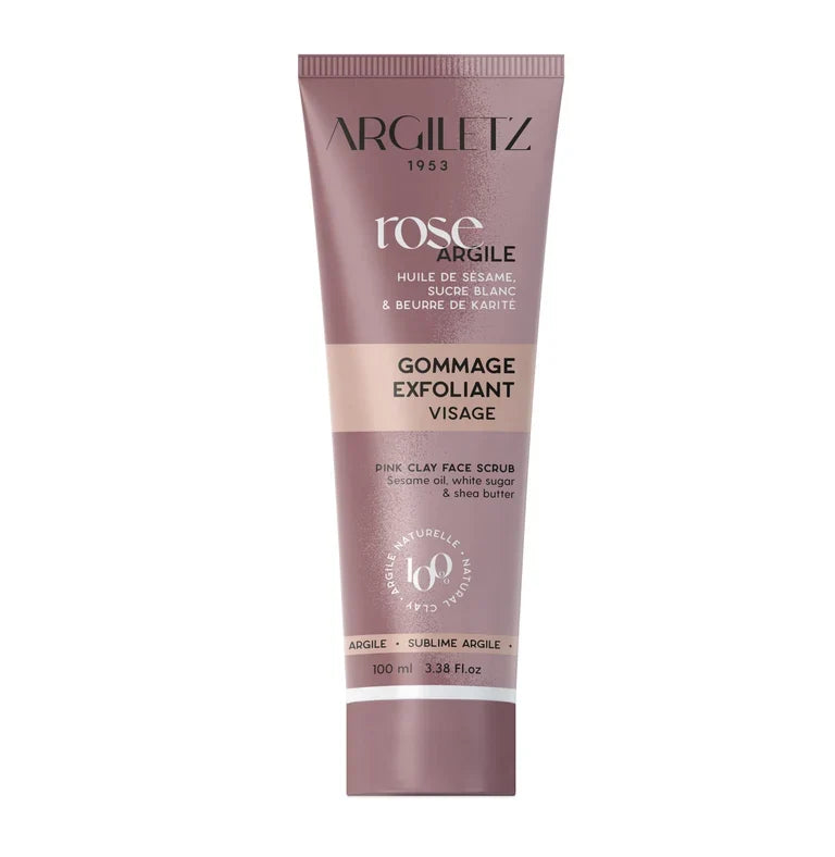 Gommage exfoliant visage – argile rose