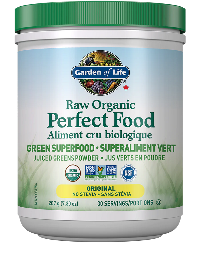 Organic raw perfect food - greens