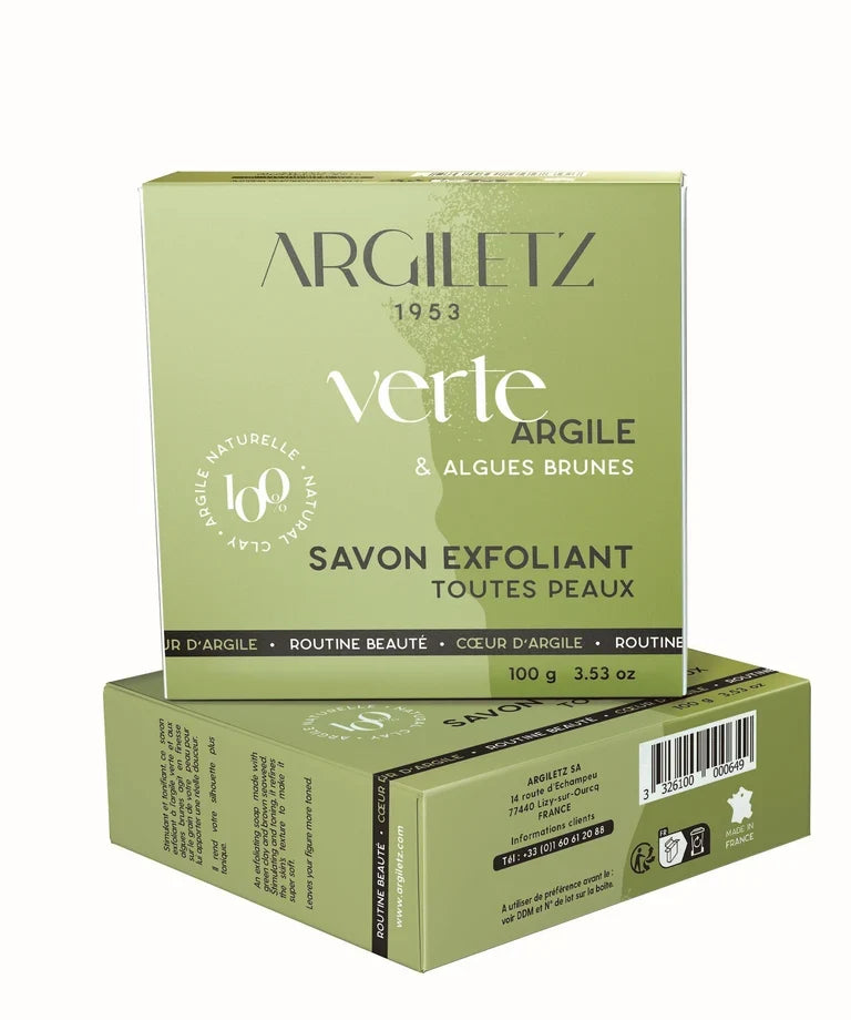 Savon exfoliant corps - argile verte et algues brunes Image