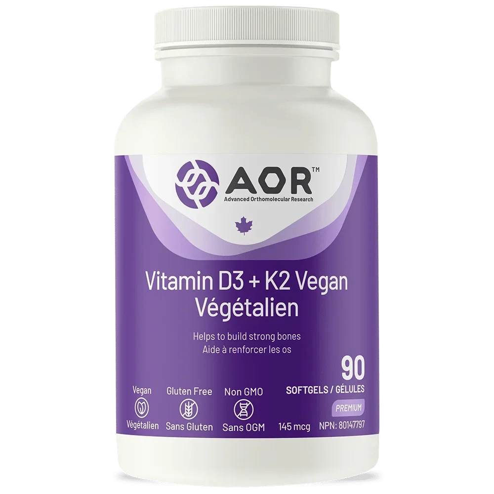VITAMINE D3 + K2 Végétalien
