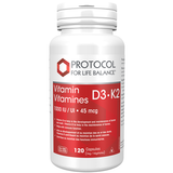Vitamin
 D3•K2
 1000 IU / UI • 45 mcg image 1