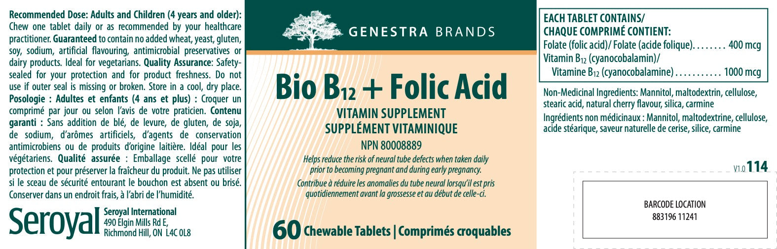 Bio B12 + Folic Acid