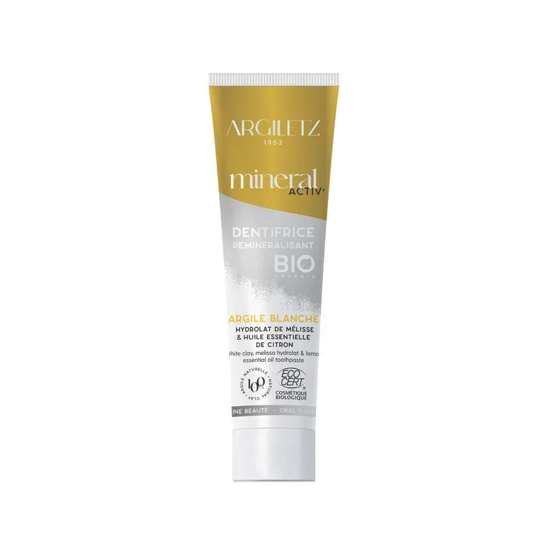 Dentifrice – Argile blanche, mélisse & citron