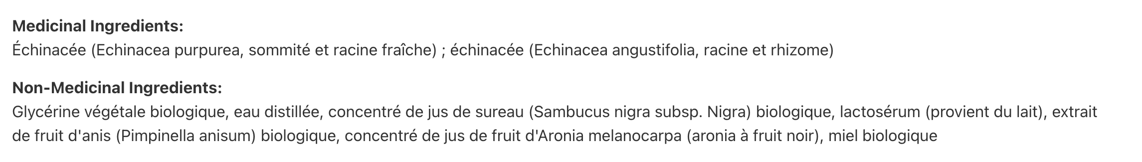Echinacea Plus Kids with Elderberry