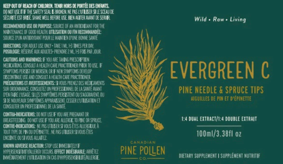 Evergreen C - Pine Needle and Spruce Tip Tincture