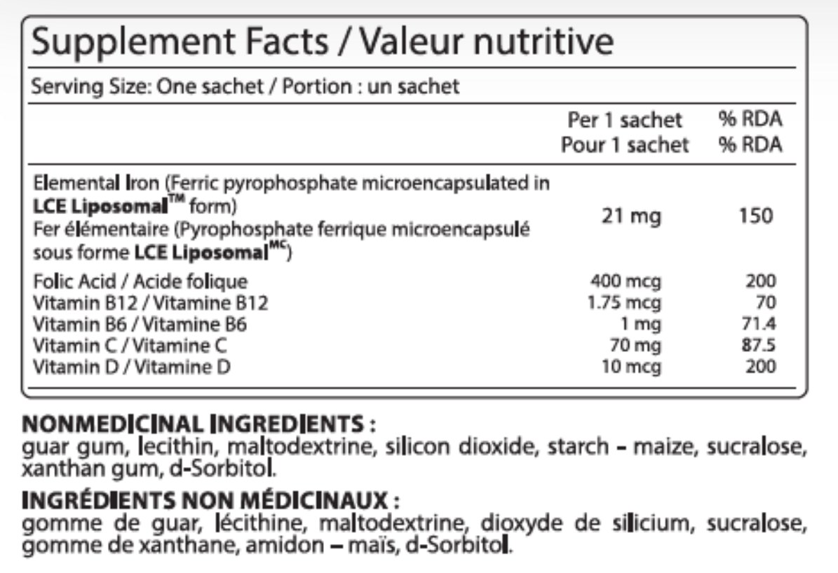 Ferosom Forte 20 Sachets