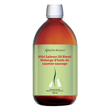 Mélange d'huile de saumon sauvage Image