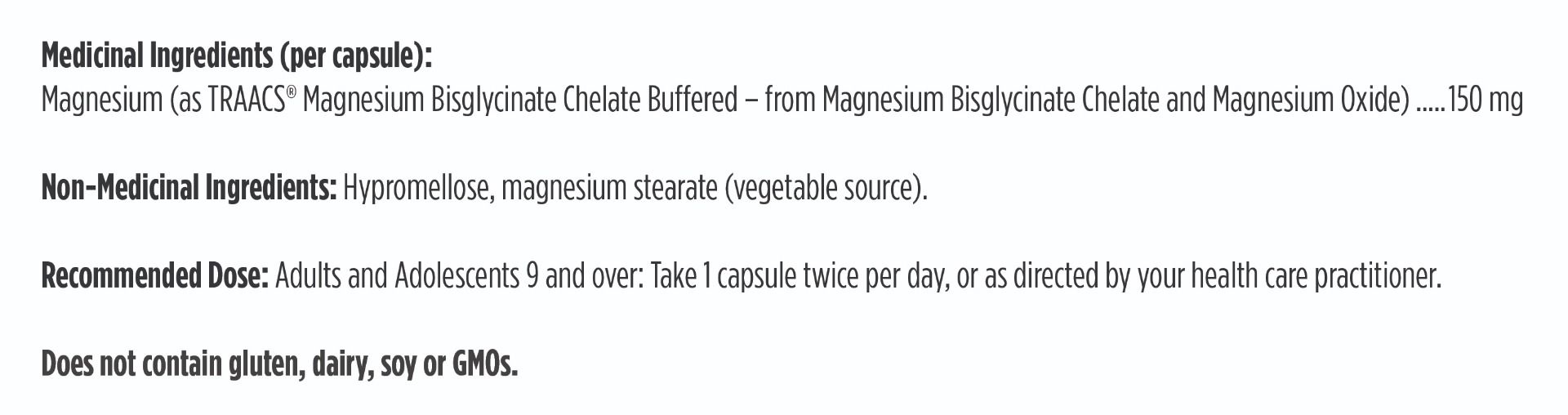 Magnesium Glycinate Complex (formely Magnesium Glycinate Chelate)