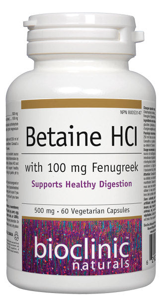 Betaine HCI avec 100 mg Fenugrec Image