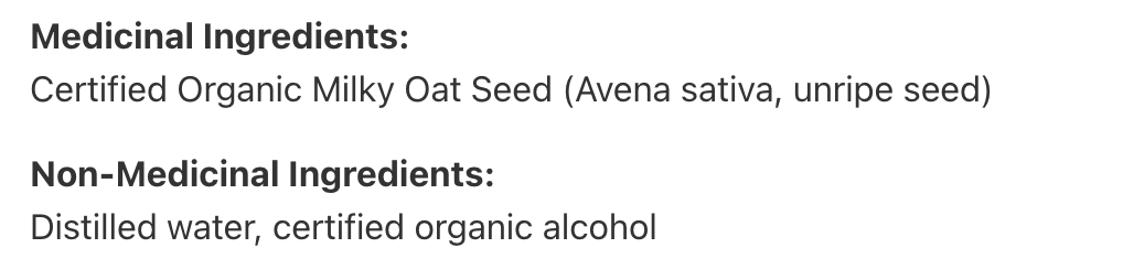 Milky oat seed