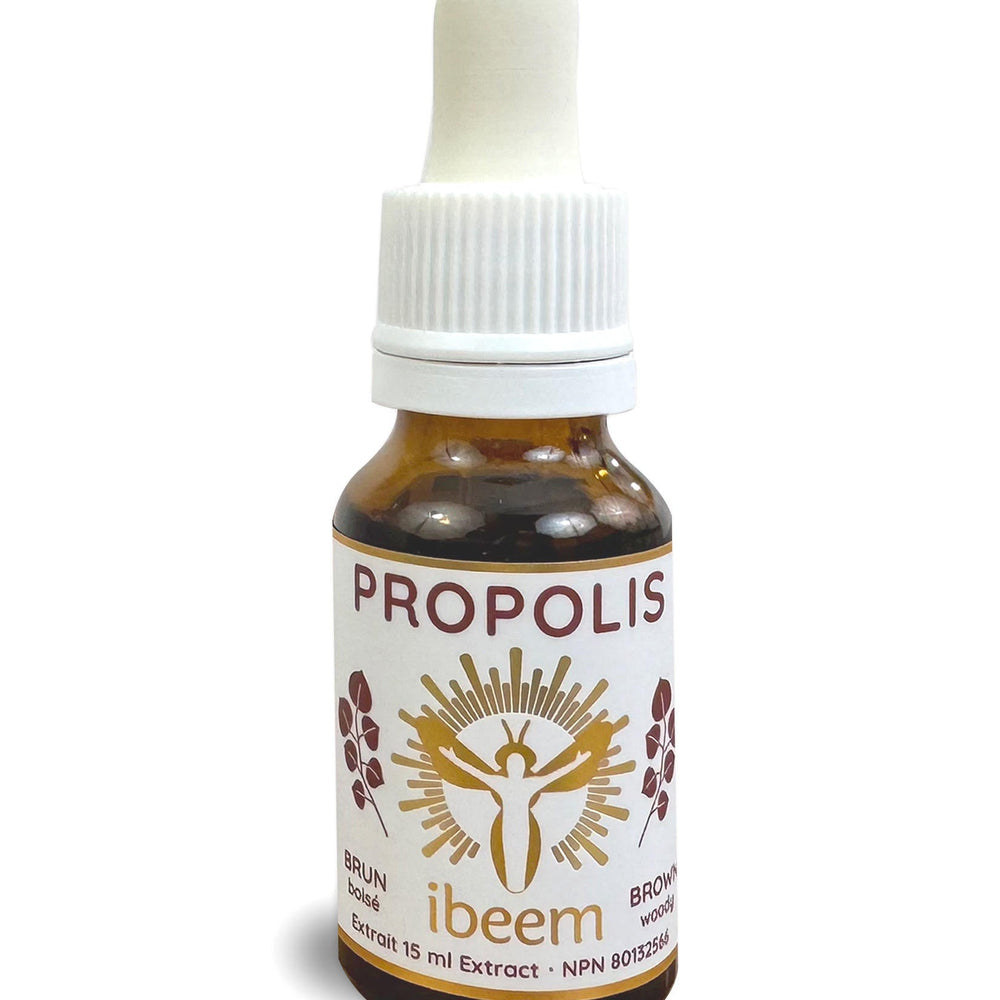 Brown poplar propolis in drops Image