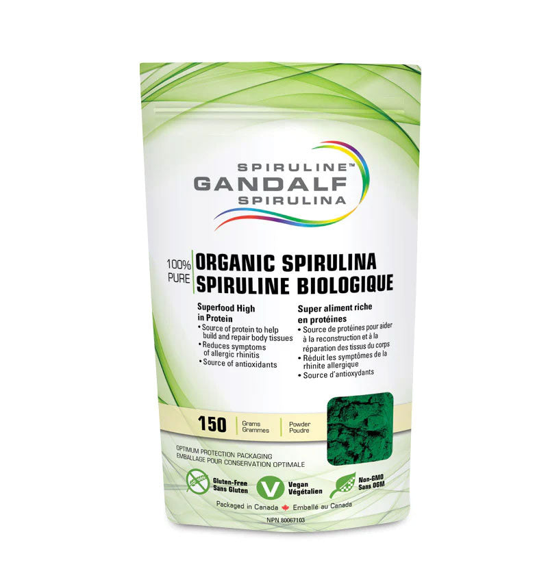Organic spirulina powder