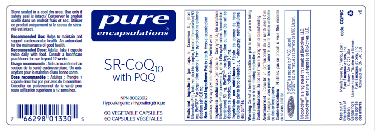 SR-CoQ10 with PQQ