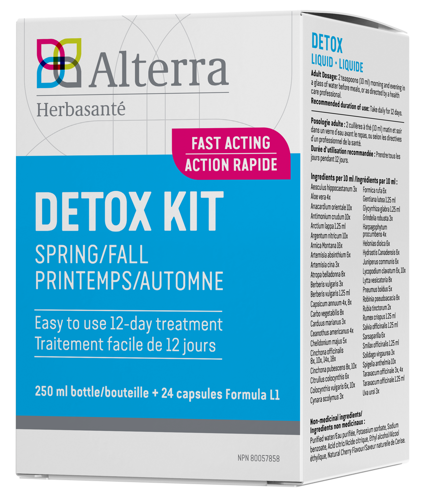 Détox kit printemps/automne 12 jours - Nouvelle présentation