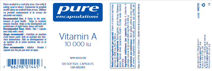 Vitamin A 10 000 IU