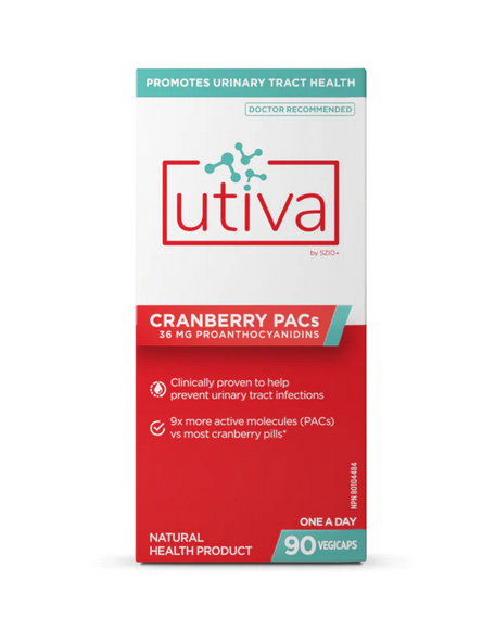 Utiva Cranberry Pac 90 capsules