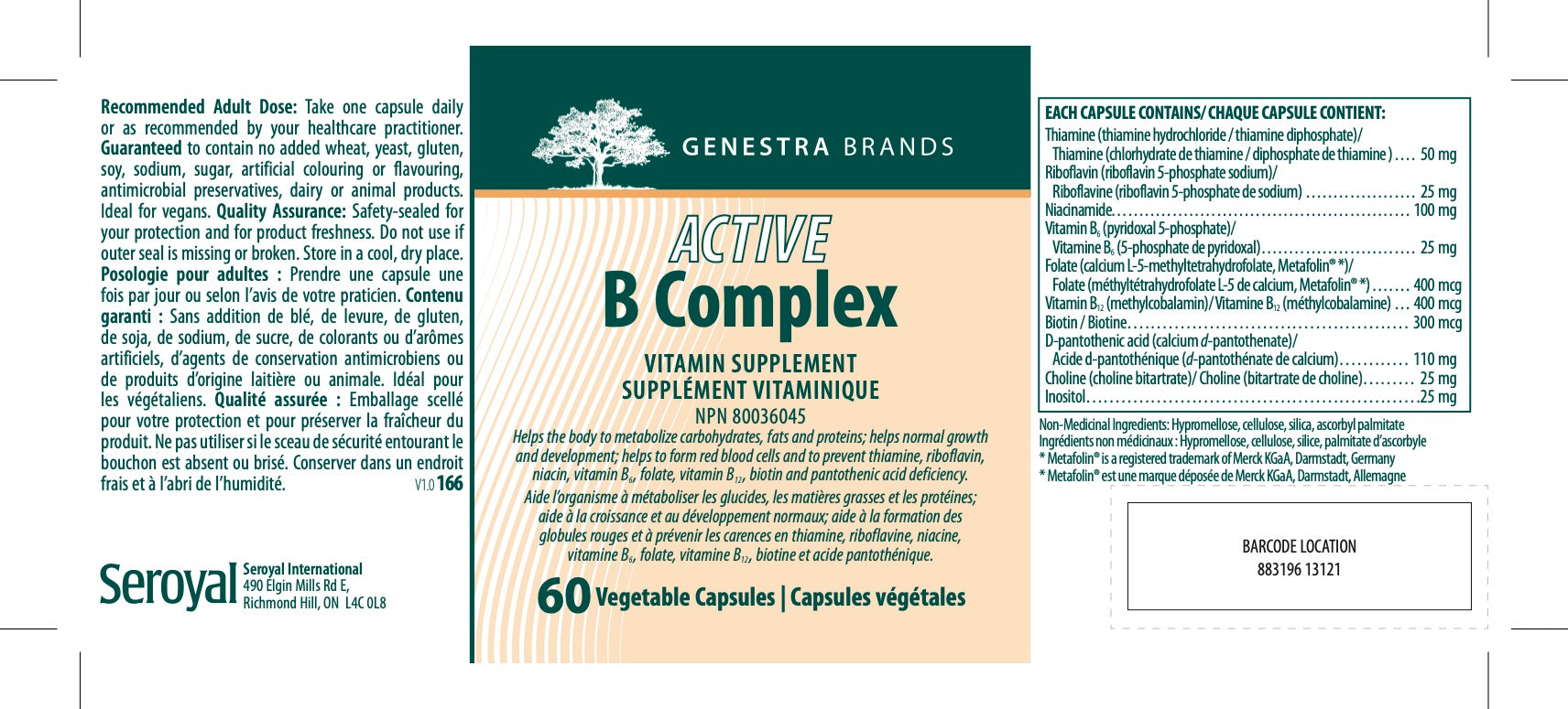 Complexe B - vitamines en version active