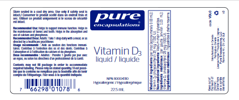 Vitamin D3 liquid